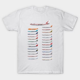 Launch Customers for the Boeing 747 T-Shirt